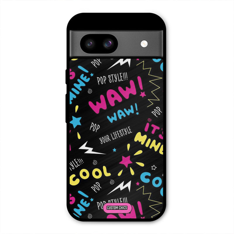 Paper Pop Google Pixel 8a Mobile Back Cover - Aesthetic PrintShield Case