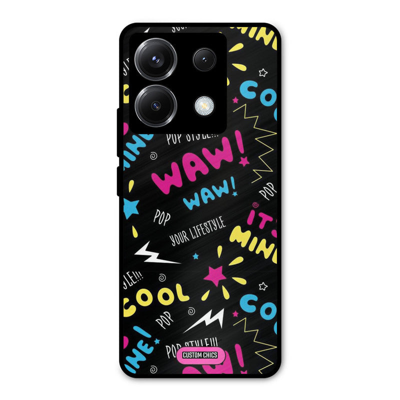 Paper Pop Poco X6 Mobile Back Cover - Aesthetic PrintShield Case