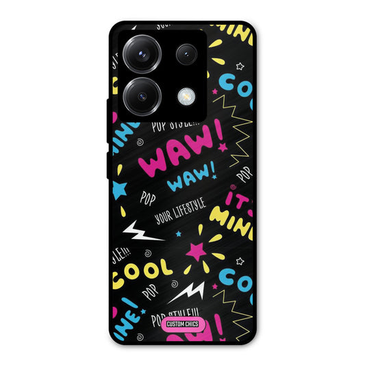 Paper Pop Poco X6 Mobile Back Cover - Aesthetic PrintShield Case