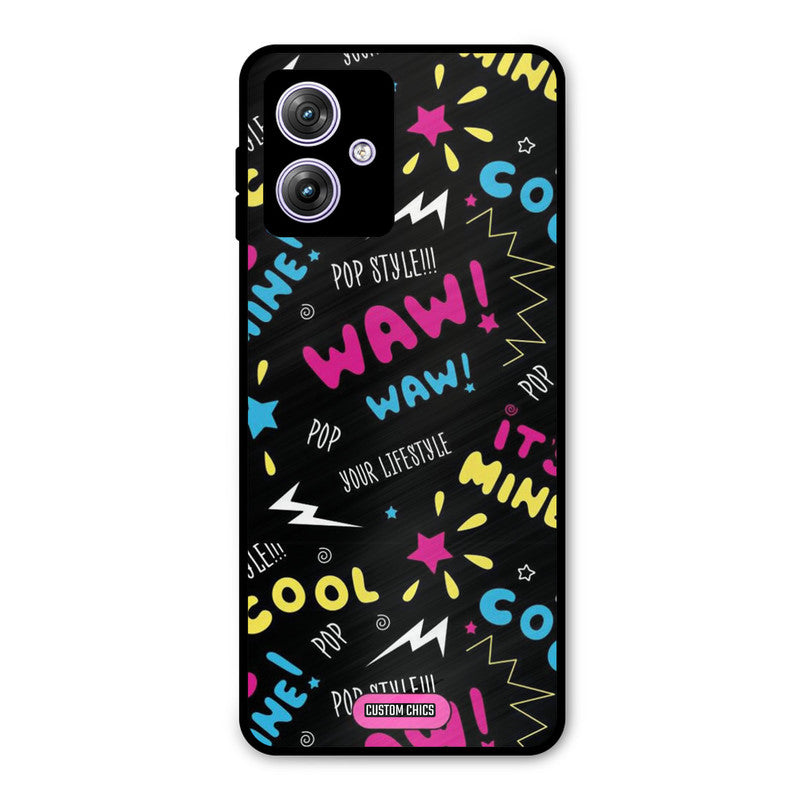 Paper Pop Motorola G64 5G Mobile Back Cover - Aesthetic PrintShield Case