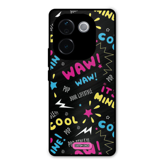 Paper Pop Vivo T3 Pro Mobile Back Cover - Aesthetic PrintShield Case