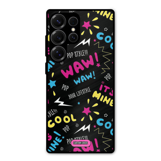 Paper Pop Samsung Galaxy S25 Ultra Mobile Back Cover - Aesthetic PrintShield Case