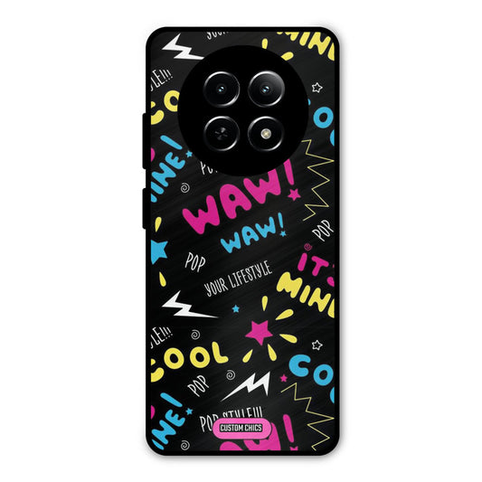 Paper Pop Realme Narzo N65 Mobile Back Cover - Aesthetic PrintShield Case