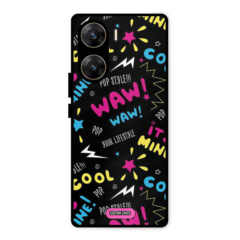Paper Pop Vivo V29e Mobile Back Cover - Aesthetic PrintShield Case