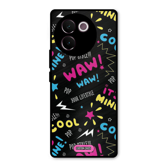Paper Pop Vivo V30e Mobile Back Cover - Aesthetic PrintShield Case