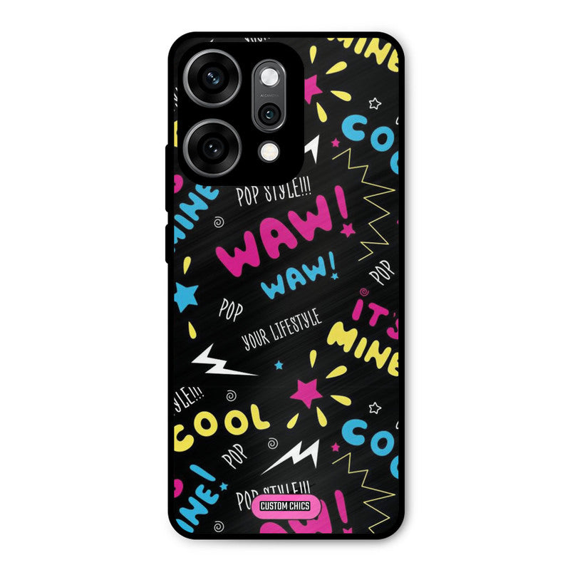 Paper Pop Oppo Reno 14 Pro Mobile Back Cover - Aesthetic PrintShield Case