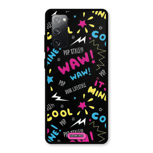 Paper Pop Samsung Galaxy S20 FE 5G Mobile Back Cover - Aesthetic PrintShield Case