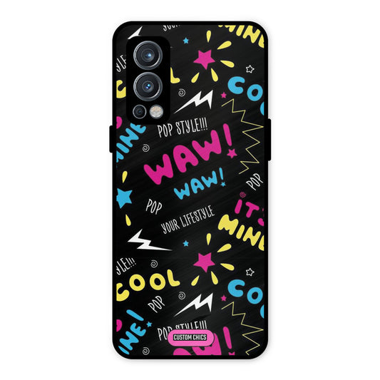 Paper Pop OnePlus Nord 2 5G Mobile Back Cover - Aesthetic PrintShield Case