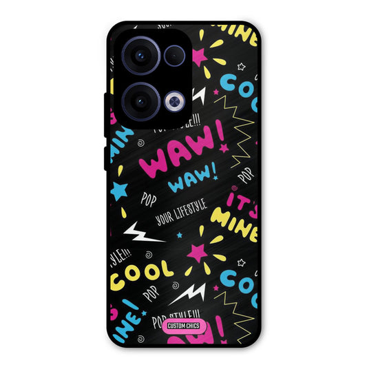 Paper Pop Oppo Reno 13 5G Mobile Back Cover - Aesthetic PrintShield Case