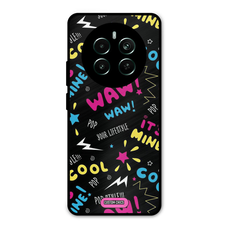 Paper Pop Realme 12 Plus Mobile Back Cover - Aesthetic PrintShield Case