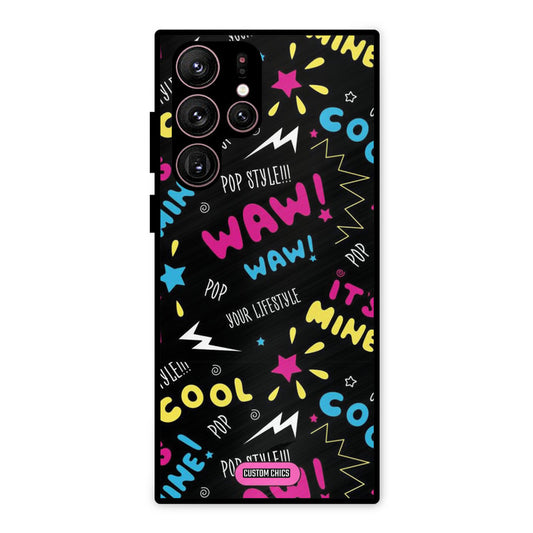 Paper Pop Samsung Galaxy S22 Ultra Mobile Back Cover - Aesthetic PrintShield Case