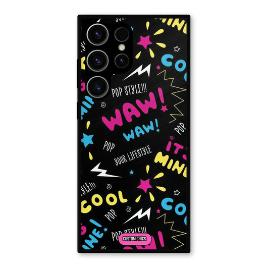 Paper Pop Samsung Galaxy S23 Ultra Mobile Back Cover - Aesthetic PrintShield Case