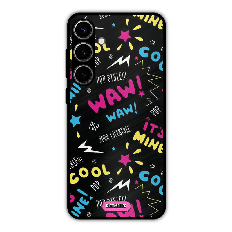 Paper Pop Samsung Galaxy S24 Plus Mobile Back Cover - Aesthetic PrintShield Case