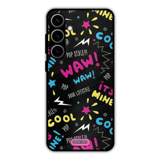 Paper Pop Samsung Galaxy S24 Plus Mobile Back Cover - Aesthetic PrintShield Case