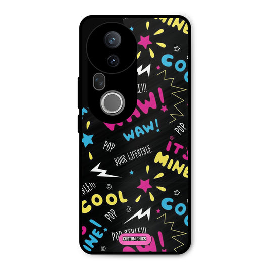 Paper Pop Vivo T4 Ultra Mobile Back Cover - Aesthetic PrintShield Case