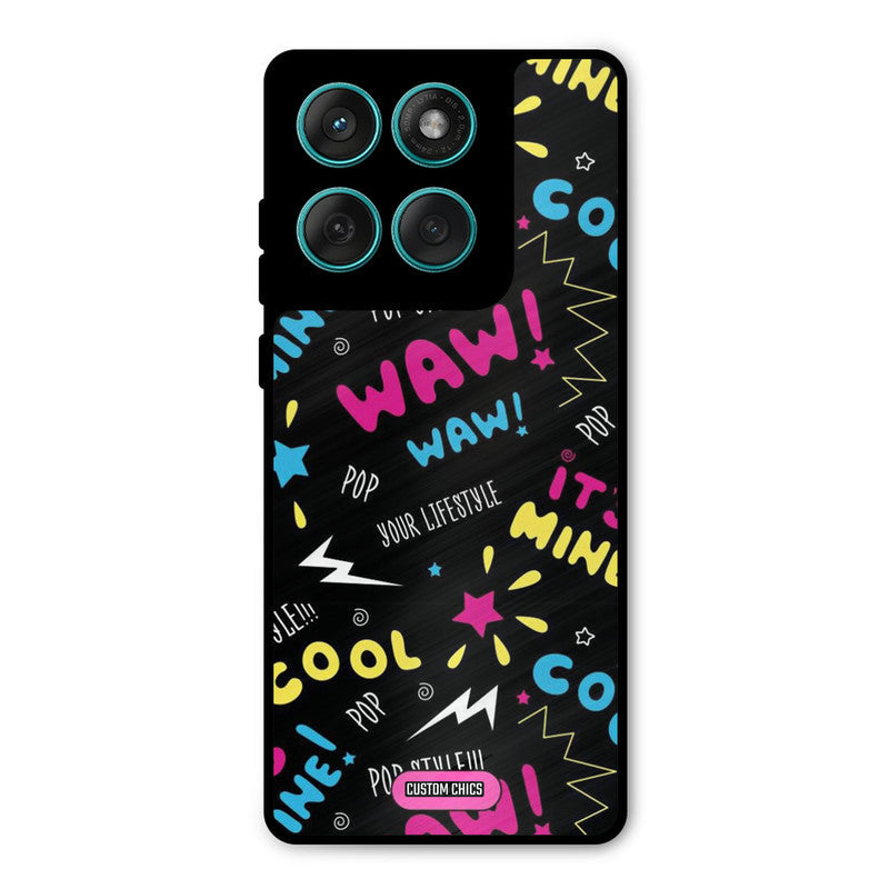 Paper Pop Motorola Edge 60 Mobile Back Cover - Aesthetic PrintShield Case