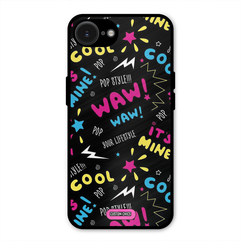 Paper Pop iPhone 16e Mobile Back Cover - Aesthetic PrintShield Case