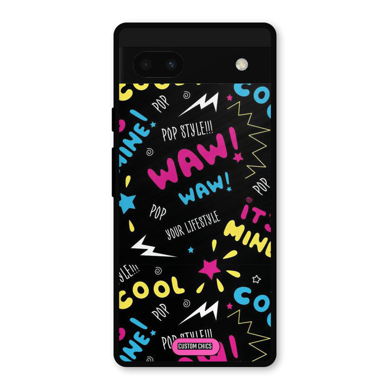Paper Pop Google Pixel 6a Mobile Back Cover - Aesthetic PrintShield Case