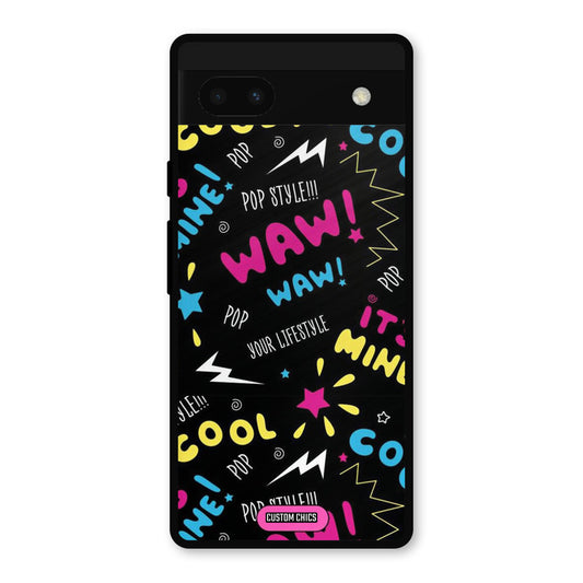 Paper Pop Google Pixel 6a Mobile Back Cover - Aesthetic PrintShield Case