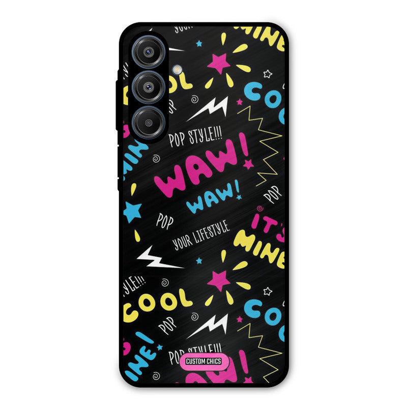 Paper Pop Samsung Galaxy A16 5G Mobile Back Cover - Aesthetic PrintShield Case