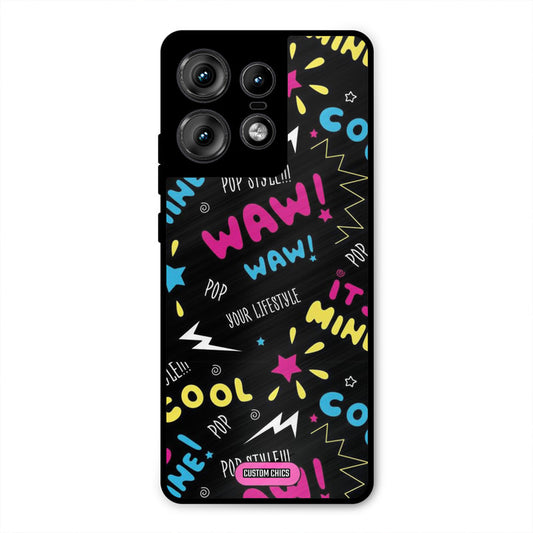 Paper Pop Motorola Edge 50 Pro Mobile Back Cover - Aesthetic PrintShield Case