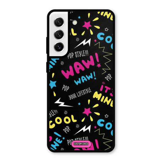 Paper Pop Samsung Galaxy S21 FE 5G Mobile Back Cover - Aesthetic PrintShield Case