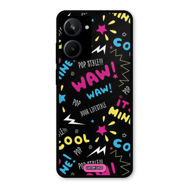 Paper Pop Realme 10 Mobile Back Cover - Aesthetic PrintShield Case