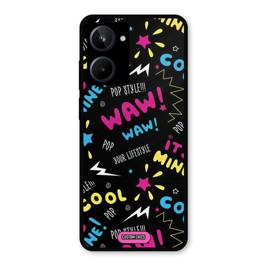 Paper Pop Realme 10 Mobile Back Cover - Aesthetic PrintShield Case