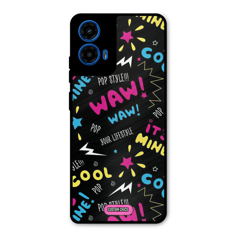 Paper Pop Moto G45 Mobile Back Cover - Aesthetic PrintShield Case