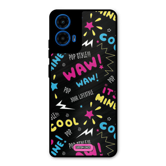 Paper Pop Moto G45 Mobile Back Cover - Aesthetic PrintShield Case
