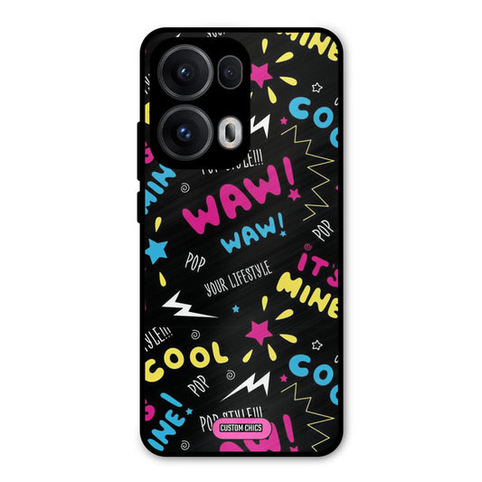 Paper Pop Oppo Reno 13 Pro 5G Mobile Back Cover - Aesthetic PrintShield Case