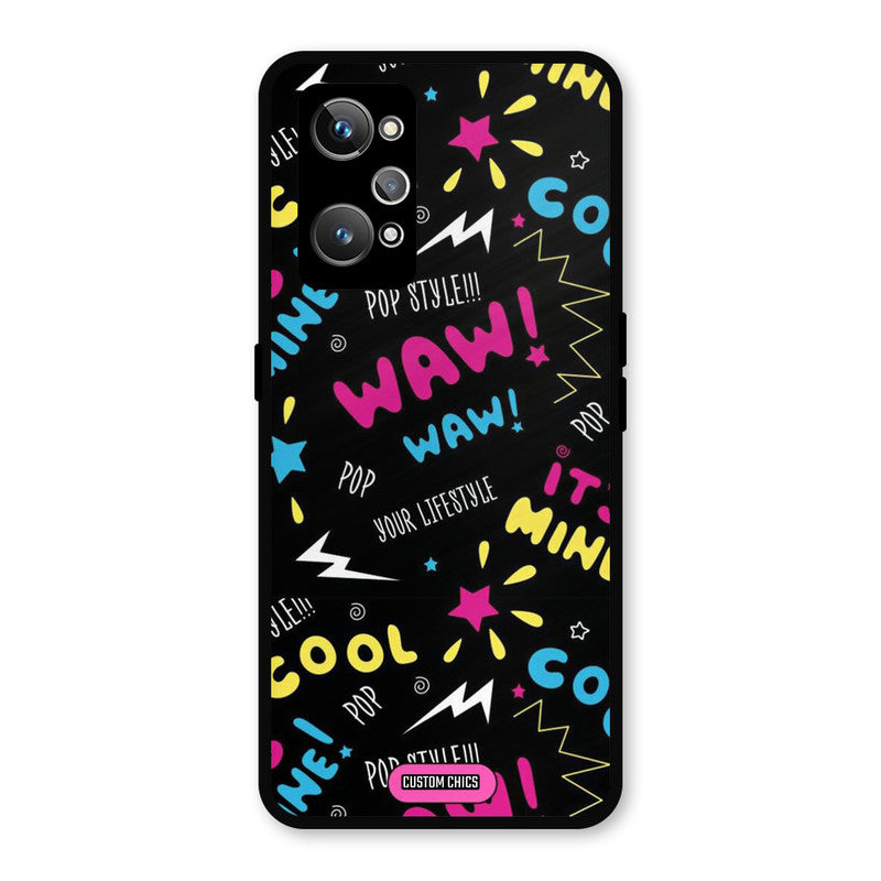 Paper Pop Realme GT 2 Mobile Back Cover - Aesthetic PrintShield Case