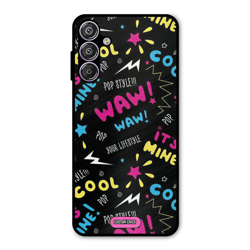 Paper Pop Samsung Galaxy F15 Mobile Back Cover - Aesthetic PrintShield Case