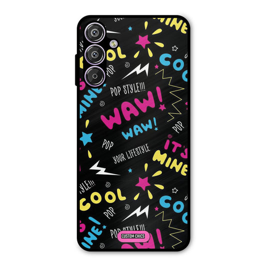 Paper Pop Samsung Galaxy F15 Mobile Back Cover - Aesthetic PrintShield Case