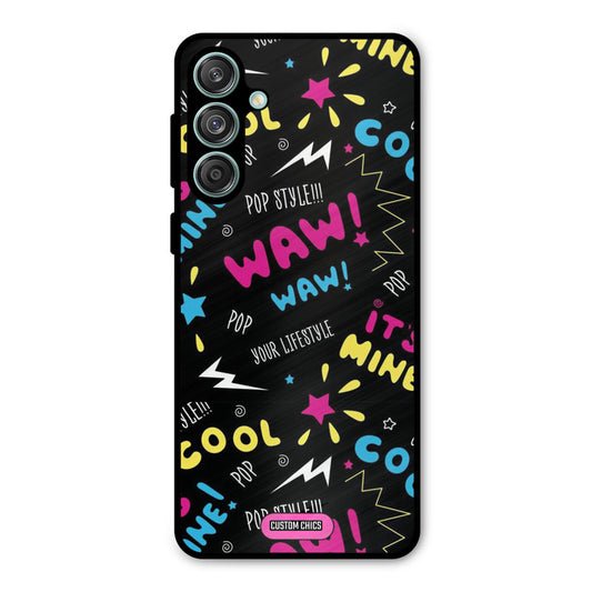 Paper Pop Samsung Galaxy M55 5G Mobile Back Cover - Aesthetic PrintShield Case