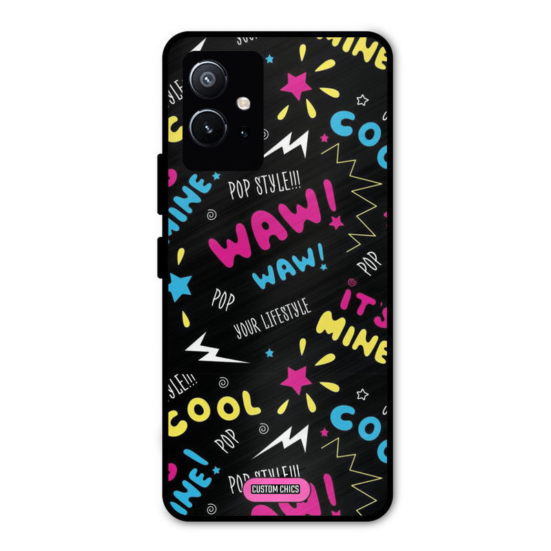 Paper Pop Vivo Y75 5G Mobile Back Cover - Aesthetic PrintShield Case