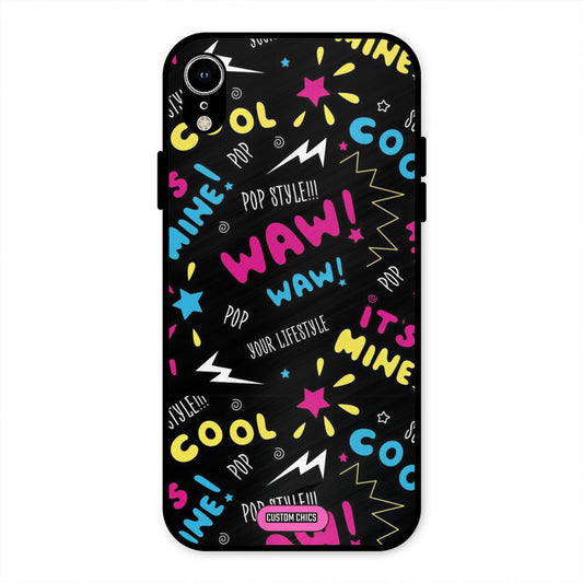 Paper Pop iPhone XR Mobile Back Cover - Aesthetic PrintShield Case