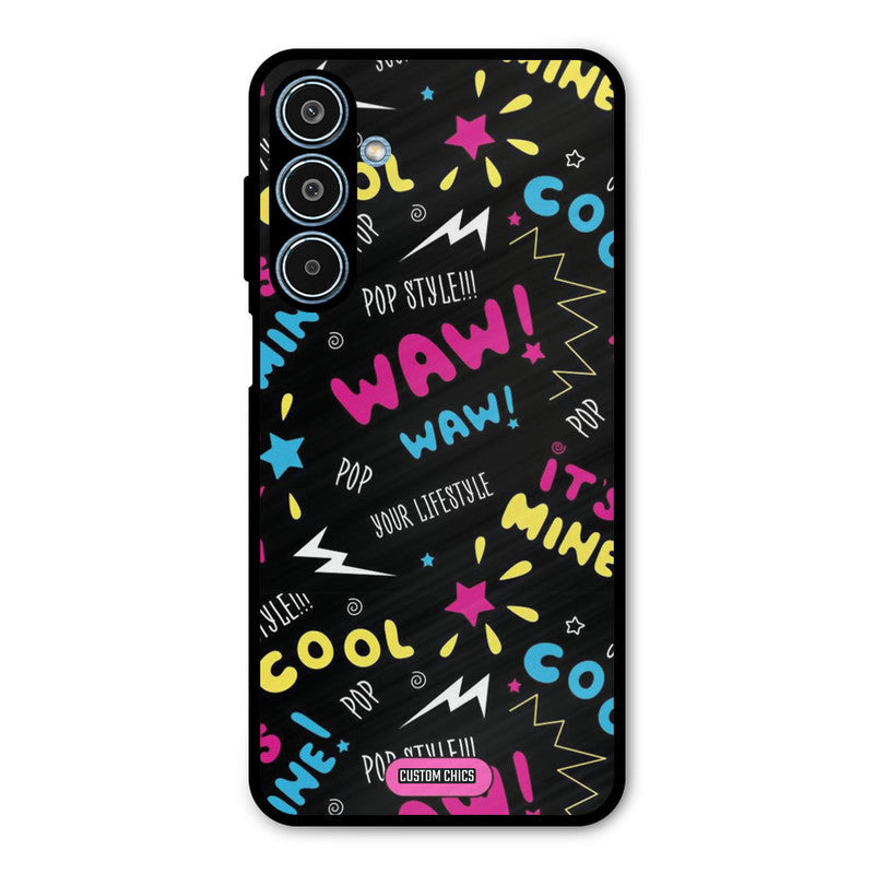 Paper Pop Samsung Galaxy M35 5G Mobile Back Cover - Aesthetic PrintShield Case