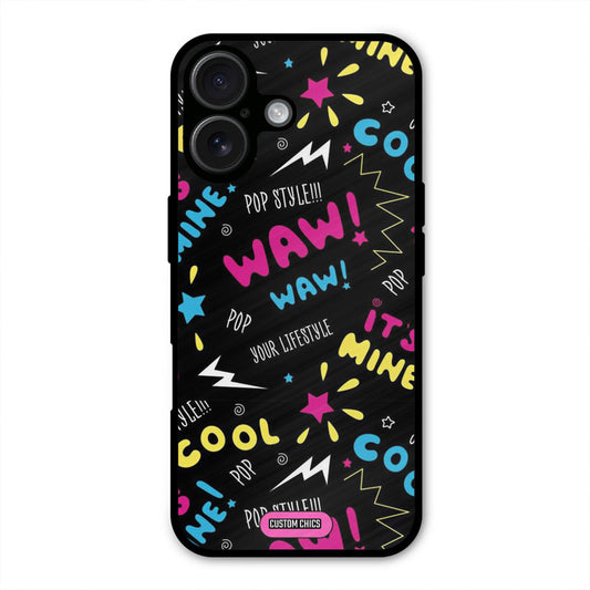 Paper Pop iPhone 16 Plus Mobile Back Cover - Aesthetic PrintShield Case