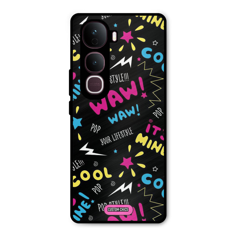 Paper Pop Vivo Y400 Pro Mobile Back Cover - Aesthetic PrintShield Case