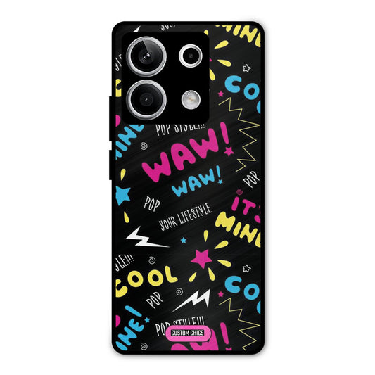 Paper Pop Redmi Note 13 5G Mobile Back Cover - Aesthetic PrintShield Case