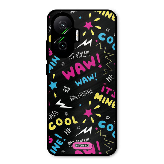 Paper Pop Poco F7 5G Mobile Back Cover - Aesthetic PrintShield Case