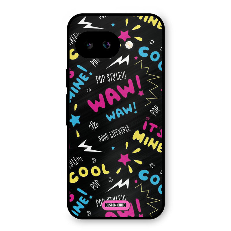 Paper Pop Google Pixel 9A Mobile Back Cover - Aesthetic PrintShield Case