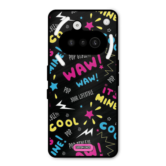 Paper Pop Nothing Phone 3A Mobile Back Cover - Aesthetic PrintShield Case