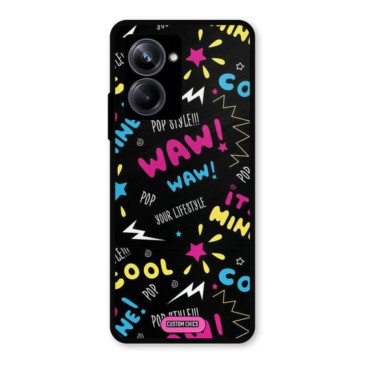 Paper Pop Realme 10 Pro Mobile Back Cover - Aesthetic PrintShield Case