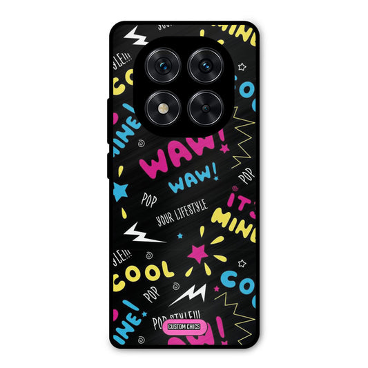 Paper Pop Redmi Note 14 Pro Mobile Back Cover - Aesthetic PrintShield Case