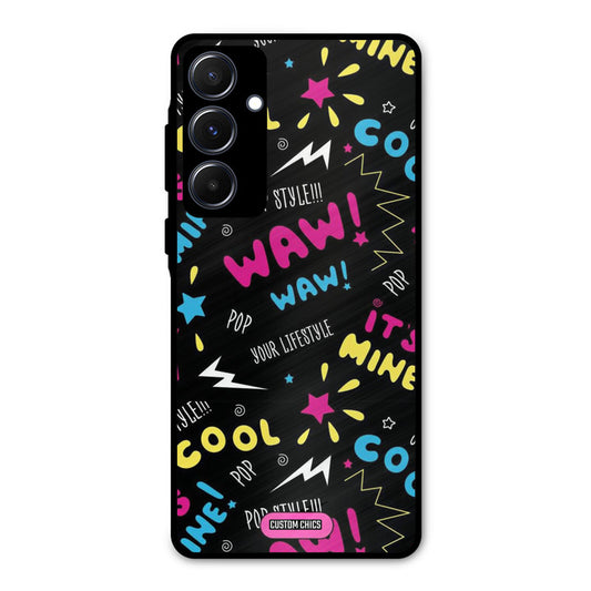 Paper Pop Samsung Galaxy A55 5G Mobile Back Cover - Aesthetic PrintShield Case