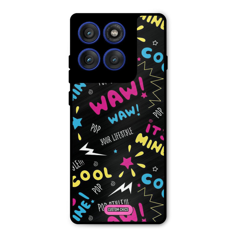 Paper Pop Motorola Edge 60 Pro Mobile Back Cover - Aesthetic PrintShield Case