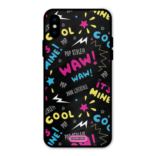 Paper Pop iPhone X Mobile Back Cover - Aesthetic PrintShield Case