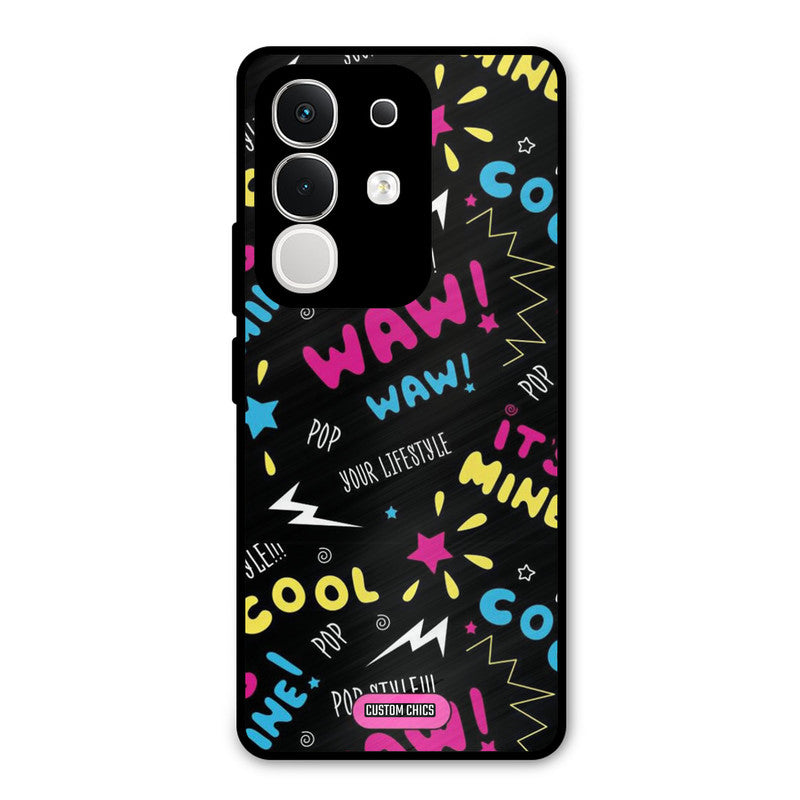 Paper Pop Vivo T4x Mobile Back Cover - Aesthetic PrintShield Case